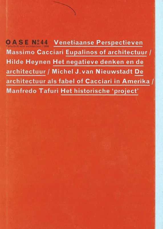 Gratis Retour OASE 44. Venetiaanse Perspectieven