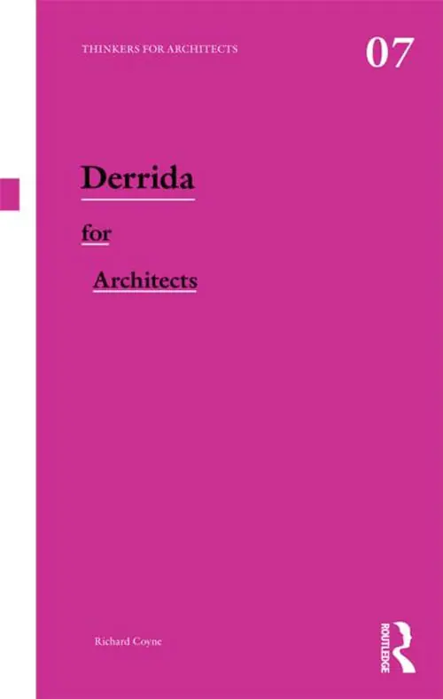 Finale Uitverkoop Derrida for Architects