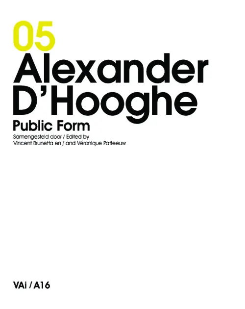 Laatste Versie Alexander D'Hooghe