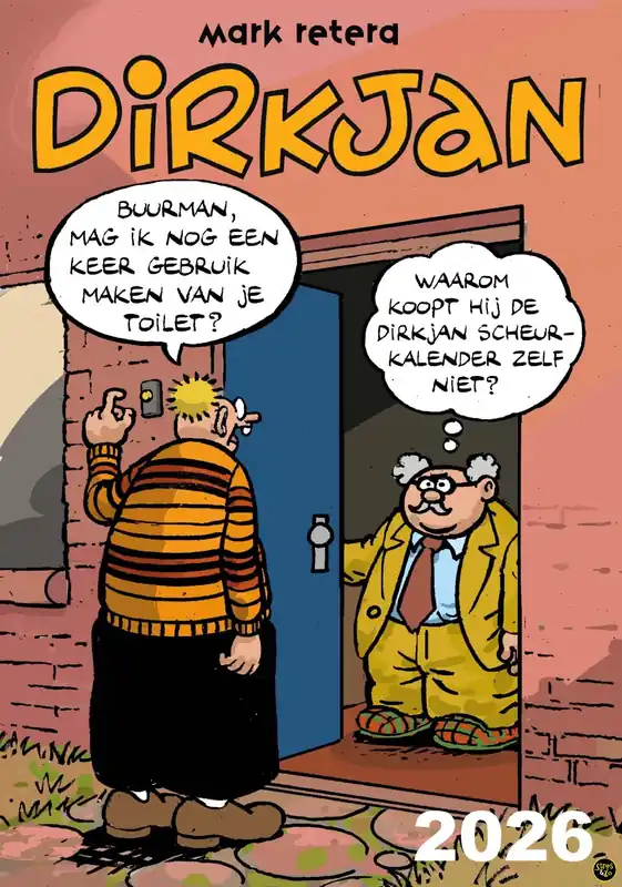 Rechtstreeks Van De Fabrikant Dirkjan – scheurkalender 2026