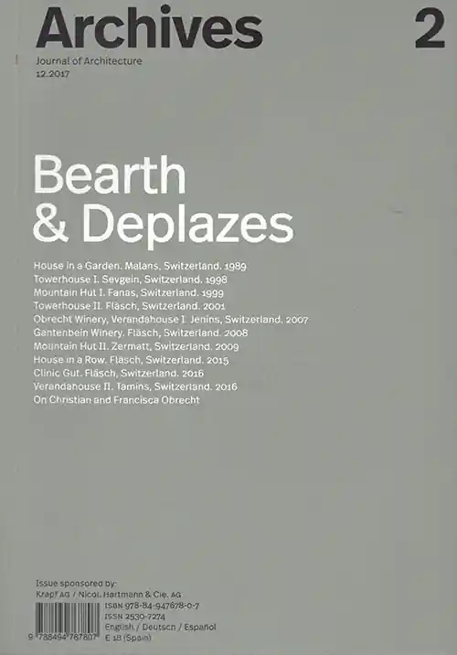 Shop Nu Archives 2. Bearth & Deplazes