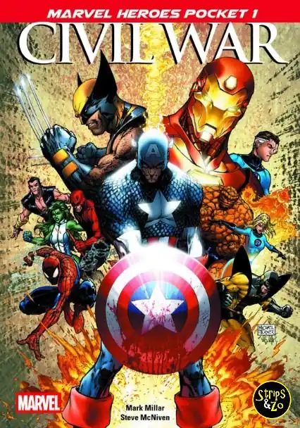Marvel Heroes Pocket 1 – Civil War Gratis Verzending