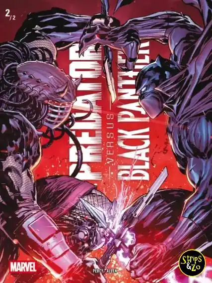 Predator vs Black Panther 2 (variant cover) Populair