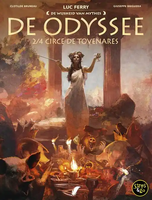 Dagaanbieding De wijsheid van mythes HC 19 – De Odyssee 2 – Circe de tovenares