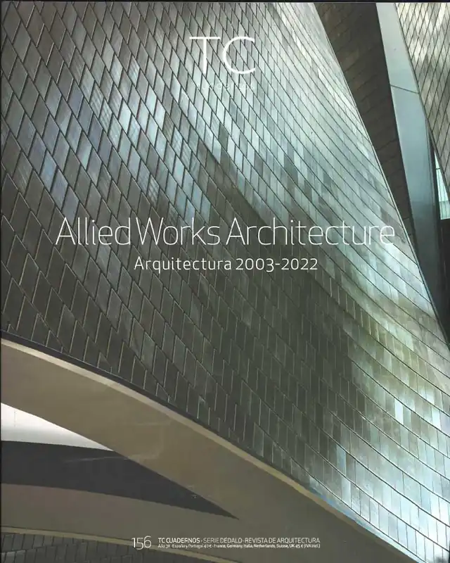 Dagaanbieding TC cuadernos 156. Allied Works Architecture