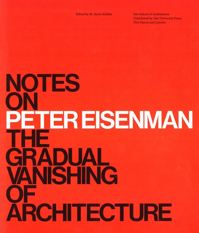 Aanbieding NOTES ON PETER EISENMAN