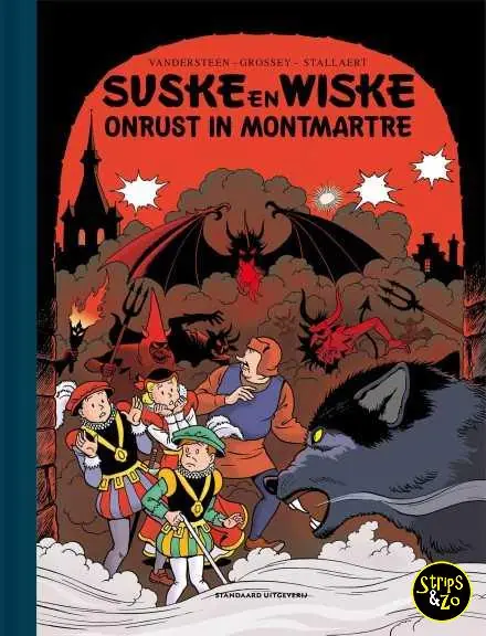 Fabrieksprijs Suske en Wiske – Hommage (groot formaat) LUXE – Onrust in Montmartre