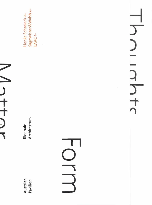 Thoughts Form Matter Nieuw