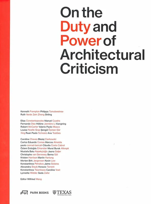 On the Duty and Power of Architectural Criticism Shop Nu