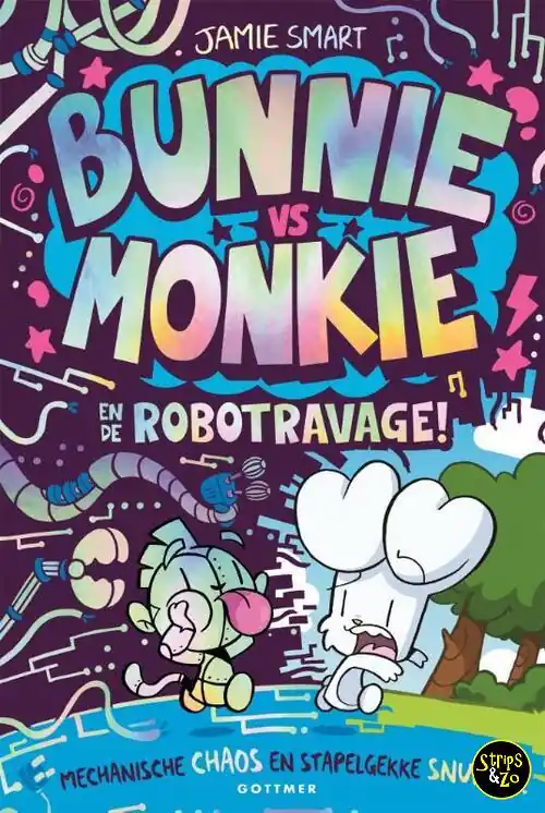 Merkproduct Bunnie Vs Monkie 6 – De robotravage
