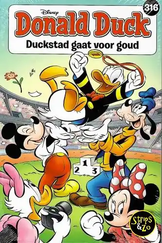 Gratis Retour Donald Duck – Pocket 3e reeks 316 – Duckstad gaat voor goud