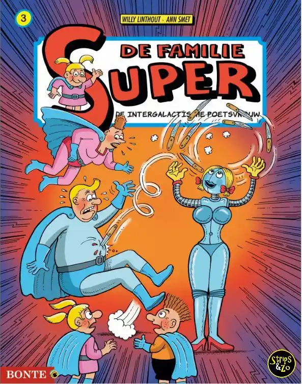 De Familie Super HC 3 – De Intergalactische poetsvrouw (zwart/wit versie) Flitsaanbieding
