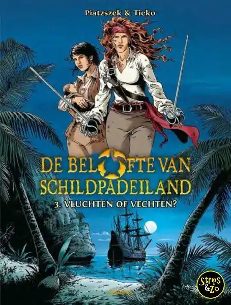 Koop Vandaag De Belofte van het Schildpadeiland HC 3 – Vluchten of vechten?