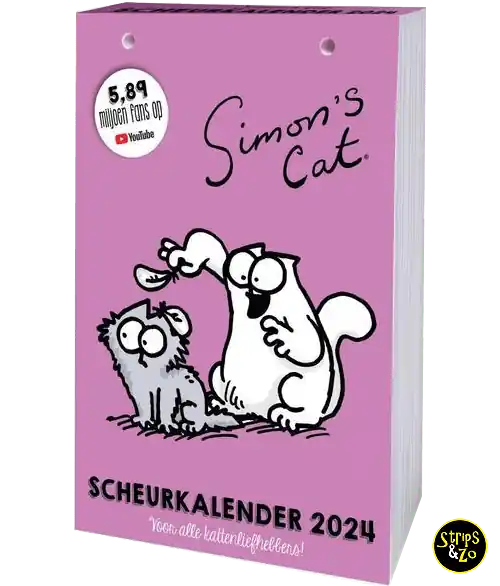 Fabrieksprijs Simon’s Cat scheurkalender 2024