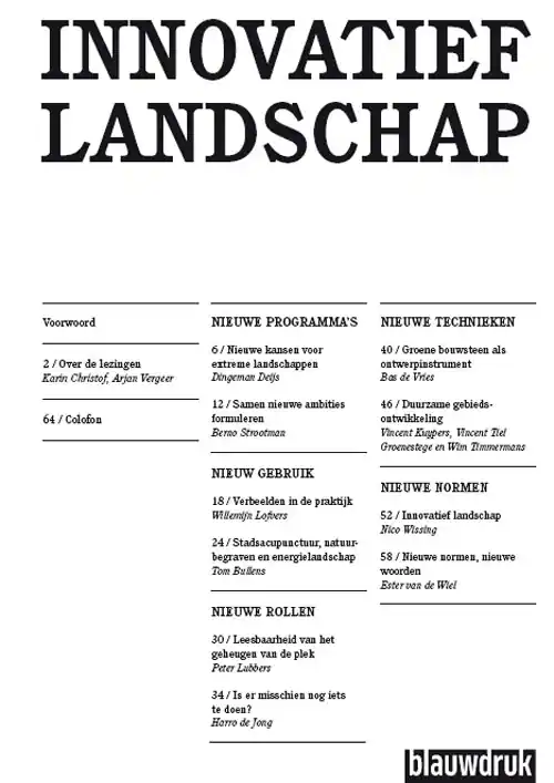 Goedkoop INNOVATIEF LANDSCHAP