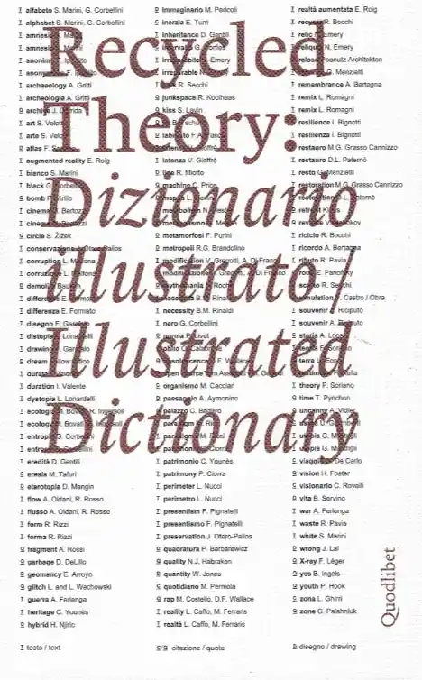 Recycled Theory: Dizionario illustrato / Illustrated Dictionary Rechtstreeks Van De Fabrikant