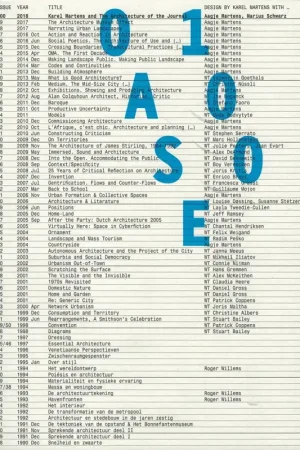 Aanbieding OASE 100. Karel Martens en de architectuur van het tijdschrift - ebook