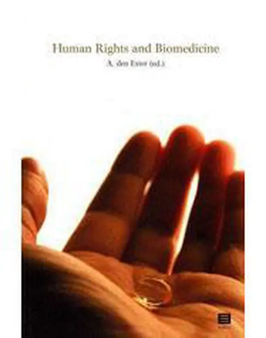 Human Rights and Biomedicine / 1st Edition Hoge Kwaliteit