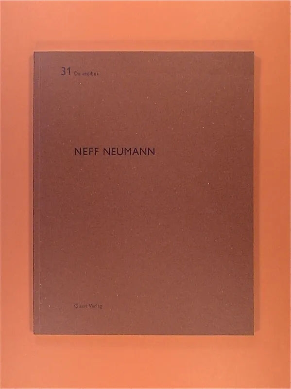 Neff Neumann. De Aedibus #31 Lage Prijs