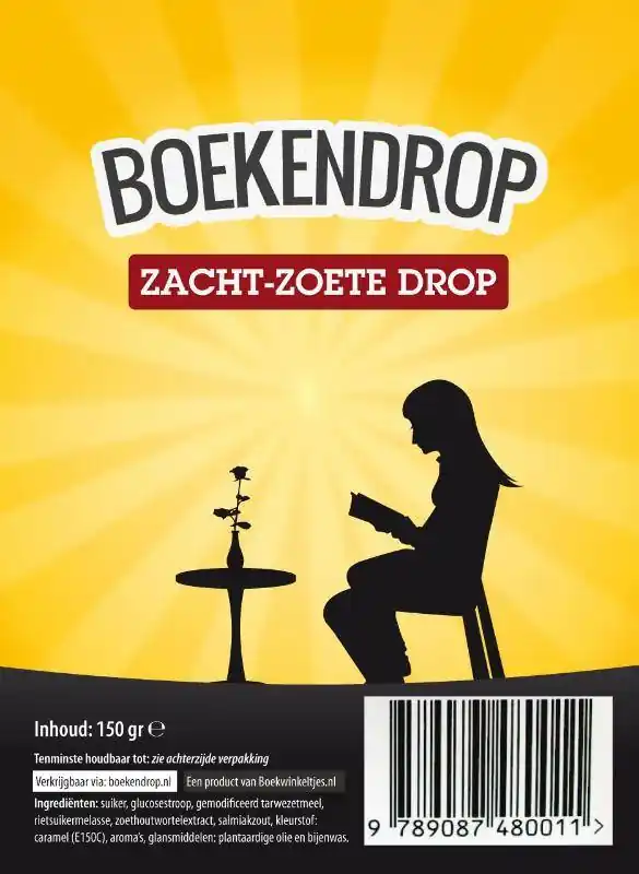 Boekendrop zoet, doos met 14 zakjes a 150 gram / Druk 1 Gratis Retour