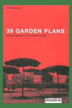 C. Th. Sørensen: 39 Garden Plans Speciale Aanbieding