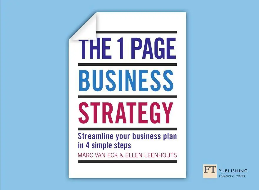 One Page Business Strategy, The Flitsaanbieding
