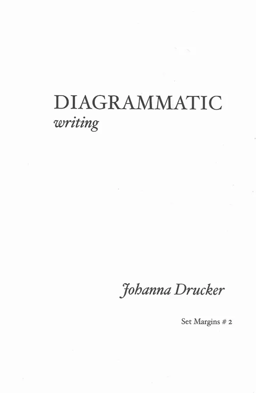 DIAGRAMMATIC writing Laatste Kans