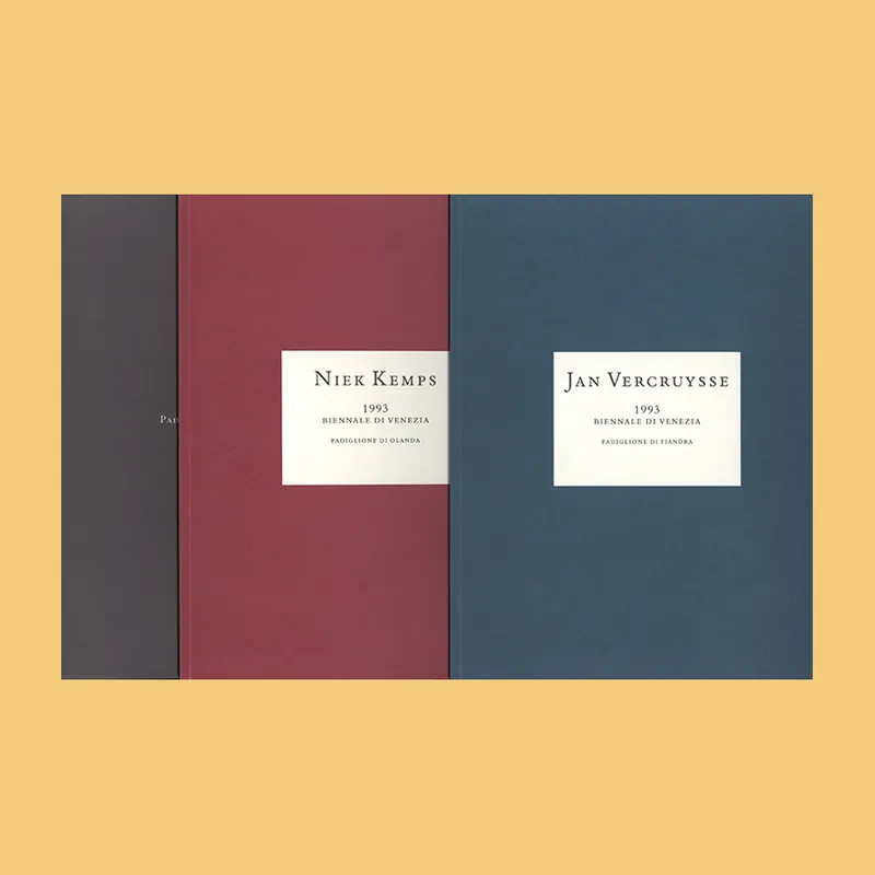 Jan Vercruysse / Niek Kemps: Biennale di Venezia 1993 (3 volumes) Finale Uitverkoop