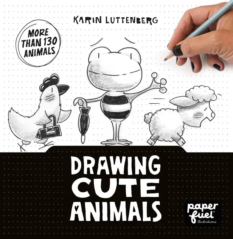 Tijdelijk Beschikbaar Drawing cute animals / 1st Edition