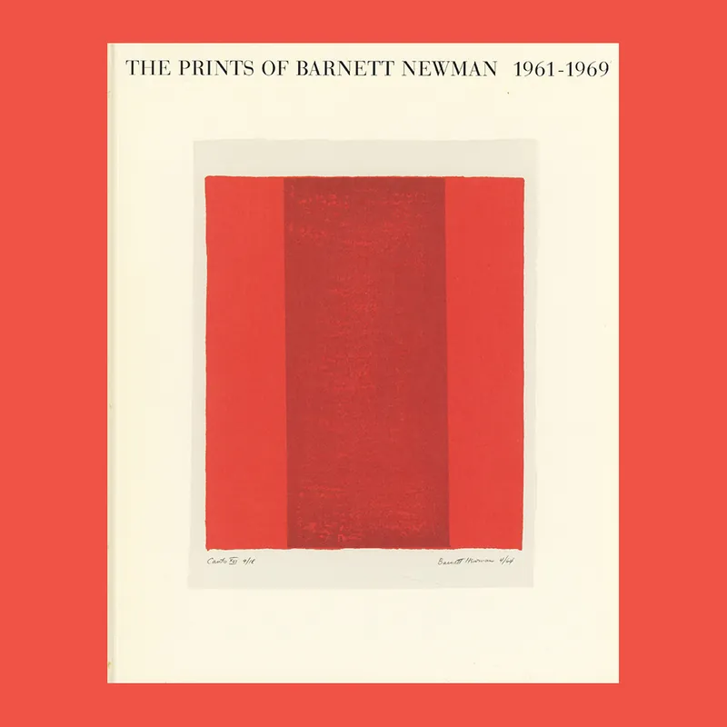 The Prints of Barnett Newman 1961-1969 (1996) Flitsaanbieding