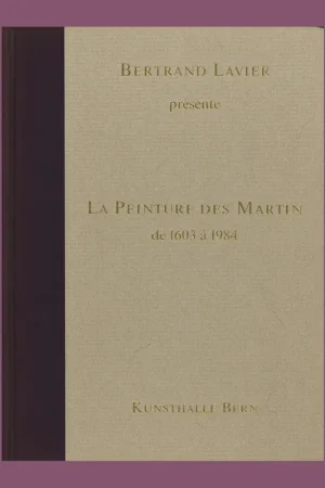 Exclusieve Aanbieding Bertrand Lavier présente La peinture des Martin de 1603 à 1984 (Kunsthalle Bern, 1984)