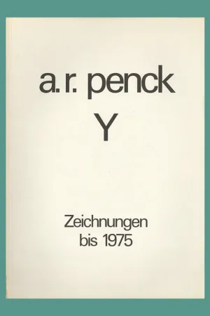 A.R. Penck: Y Zeichnungen bis 1975 (Kunstmuseum Basel, 1978) Weekendaanbieding