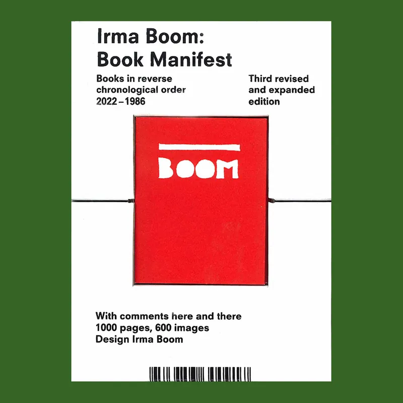 Irma Boom: Book Manifest (Third Revised and Extended Edition) Snelle Levering