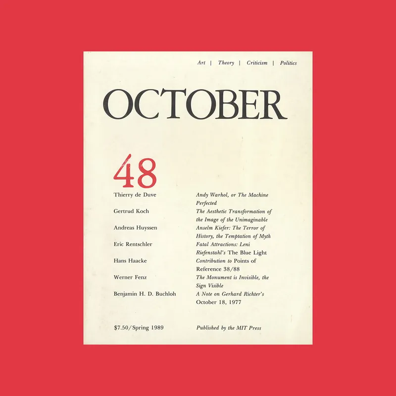 Must-Have October 48 (Spring 1989) – Out of stock