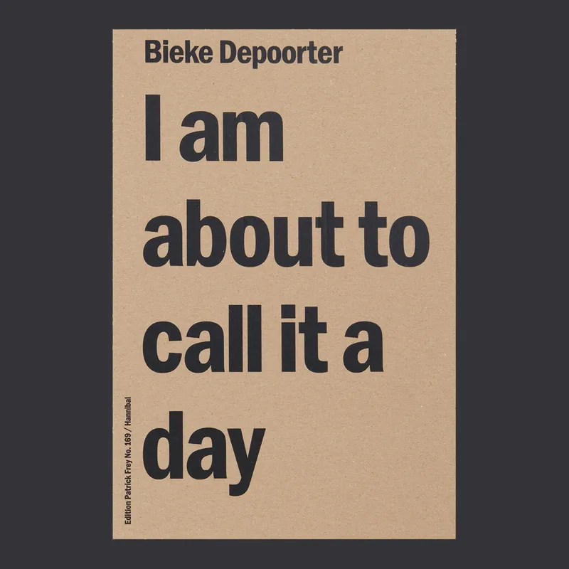 Bieke Depoorter: I Am About to Call it a Day Korting