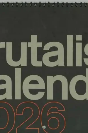 Superprijs Brutalist Calendar 2026