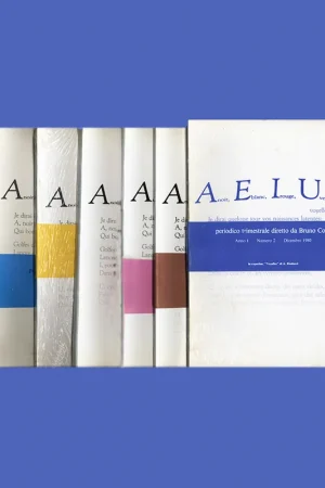 A noir, E blanc, I rouge, O vert, U bleu; AEIOU (1980-1987, 7 magazines) Direct Beschikbaar