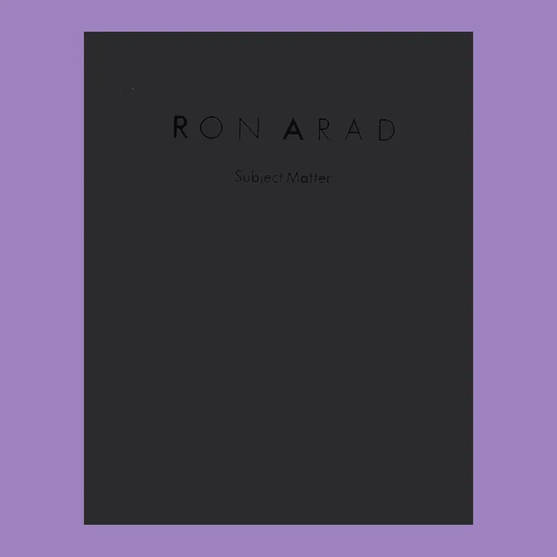 Voordeelprijs Ron Arad: Subject Matter (1987)