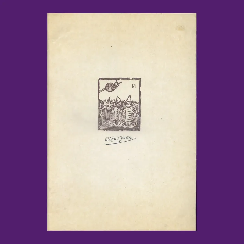 Alfred Jarry, 1873-1907 (Kunsthaus Zürich, 1984) Rechtstreeks Van De Fabrikant