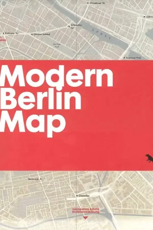 MODERN BERLIN MAP Rechtstreeks Van De Fabrikant