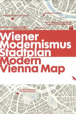 Modern Vienna Map Beperkte Voorraad