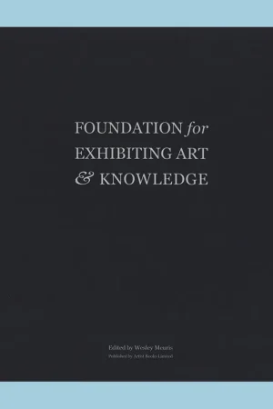 Wesley Meuris: Foundation for Exhibiting Art and Knowledge (2012) Koopje