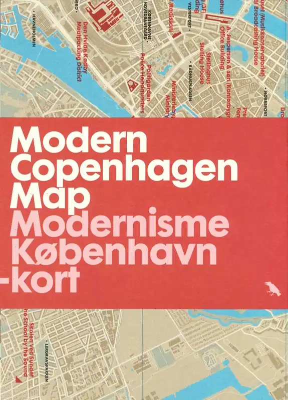 Korting Modern Copenhagen Map - Modernisme København kort
