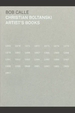 Christian Boltanski: Artist's Books 1969 – 2007 Must-Have