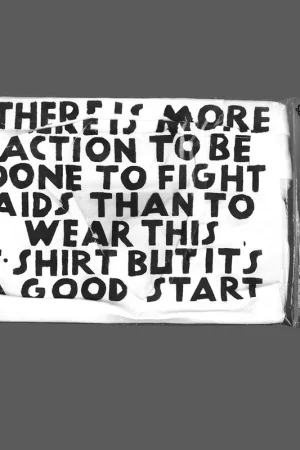 Vintage Martin Margiela T-shirt: There is More Action to Be Done to Fight Aids … Fabrieksprijs