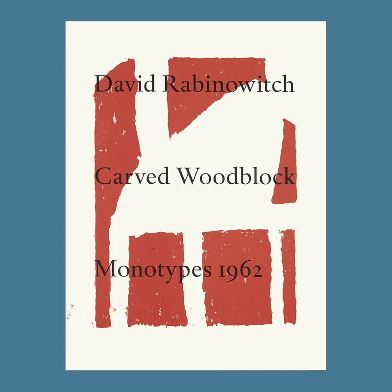 Lage Prijs David Rabinowitch: Carved Woodblock Monotypes 1962