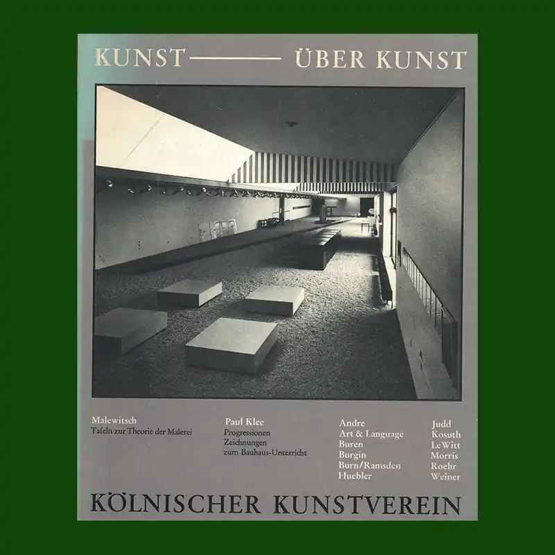 Kunst über Kunst: Werke und Theorien (Kölnischer Kunstverein, 1974) Beperkt Aanbod