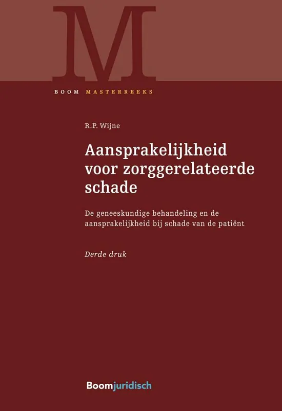 Fabrieksprijs Aansprakelijkheid voor zorggerelateerde schade / Druk 3