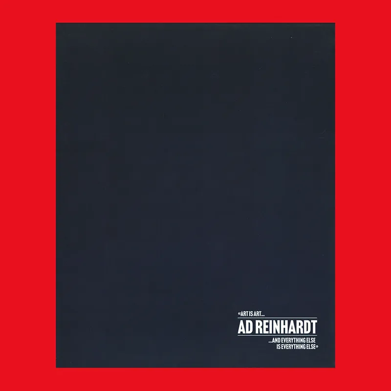 Ad Reinhardt: Art is Art … And Everything Else is Everything Else Laatste Versie