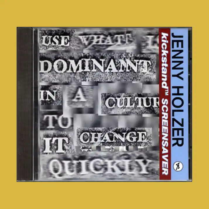 Jenny Holzer: Kickstand Screensaver Gereduceerde Prijs